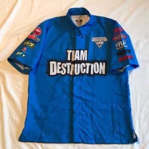 Team Destruction monster jam crew shirt